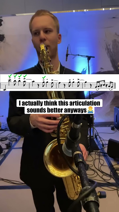 The trumpet player is always right...