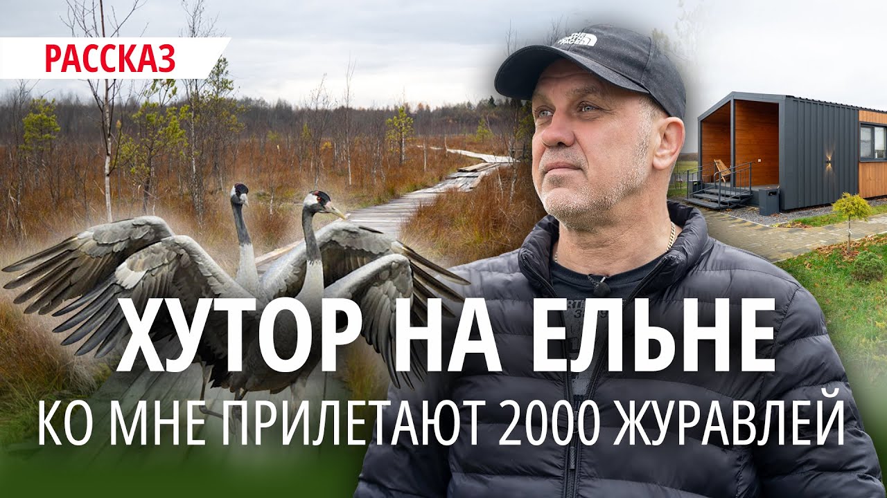 «Все небо в журавлях». Зачем белорус вложил $100 000 в болото