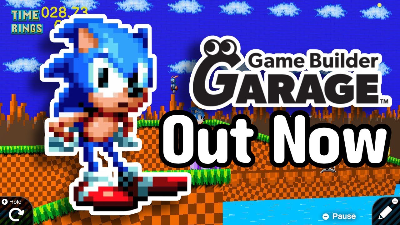 SONIC IN GAME BUILDER GARAGE IS OUT NOW YouTube