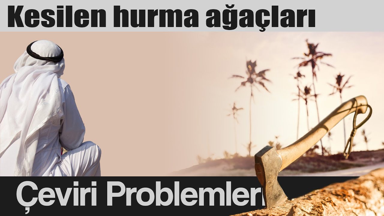 Haşr suresi 5. ayette bahsedilen kesilen hurma ağaçları