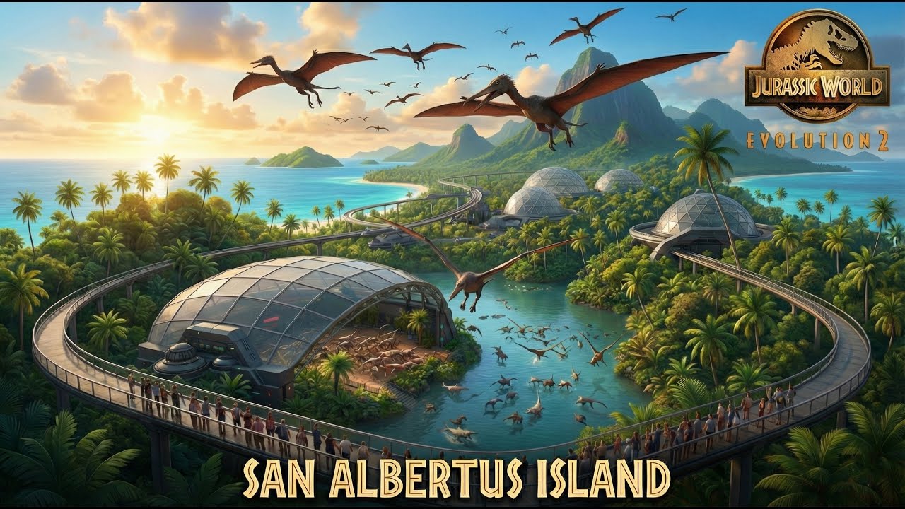 Jurassic World Evolution 3 | San Albertus Island Campaign [4k 60FPS] Part 1 - No Commentary Gameplay