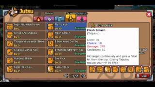 Ninja Saga - LV1 To LV60 Taijutsu Moves screenshot 4