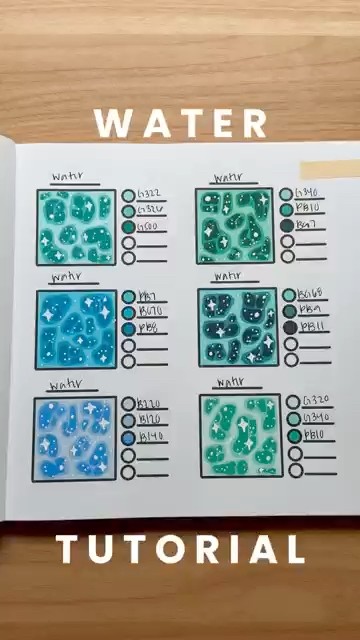 how to color water with alcohol markers 🩵 💦 #howtocolor # ...