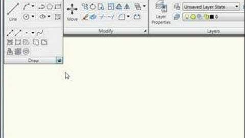 AutoCAD 2009 - Ribbon Introduction