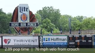 Dane O'Donnell - 2017 Milwaukee Brewers Open Tryout