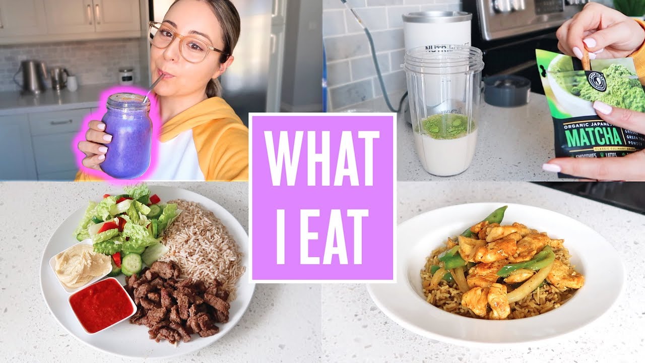 WHAT I EAT IN A DAY & COOK WITH ME! - YouTube