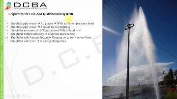 Indeling van het waterdistributiesysteem | Milieutechniek | Watervoorzieningstechniek