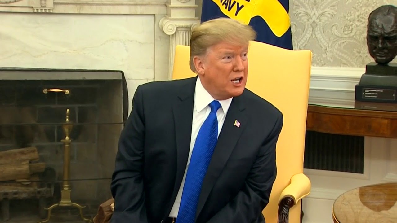 Trump awaits funding Bill, will look for 'land mines' newspaper mockup