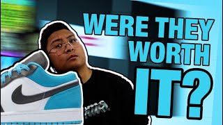 No Hype Jordan 1 Low Laser Blue On Feet Full Outfit Try On Sneaker Review Watch Til End Youtube