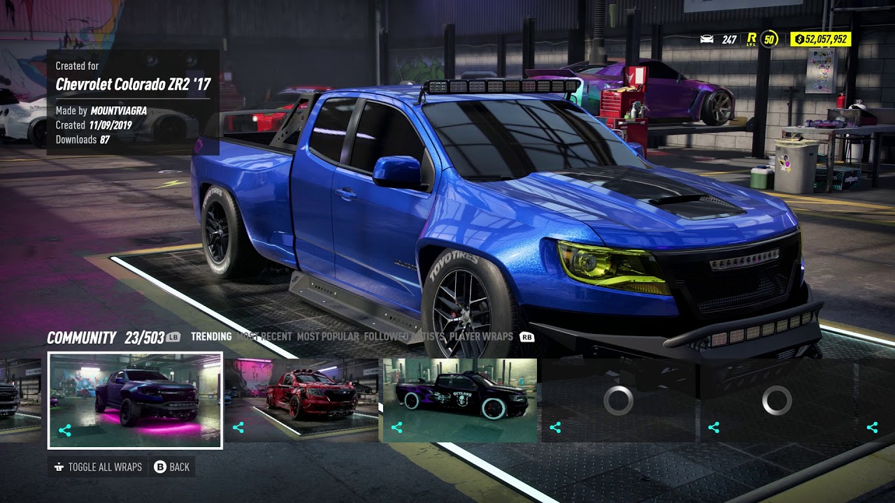 NFS Heat Chevrolet Colorado ZR2 Full Build