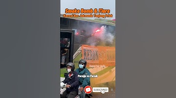 Full Flare konvoi Bus Jakmania Tanjung Priok Persija vs Persib #persija #persib #shorts #short