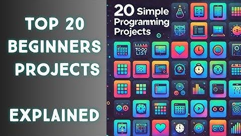 20+ Programming Project Ideas for Beginners Explained | Start Coding Today!