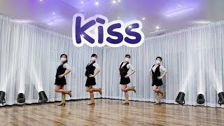 Kiss Line Dance (Beginner )/Enny Darmaji (INA)-October 2022