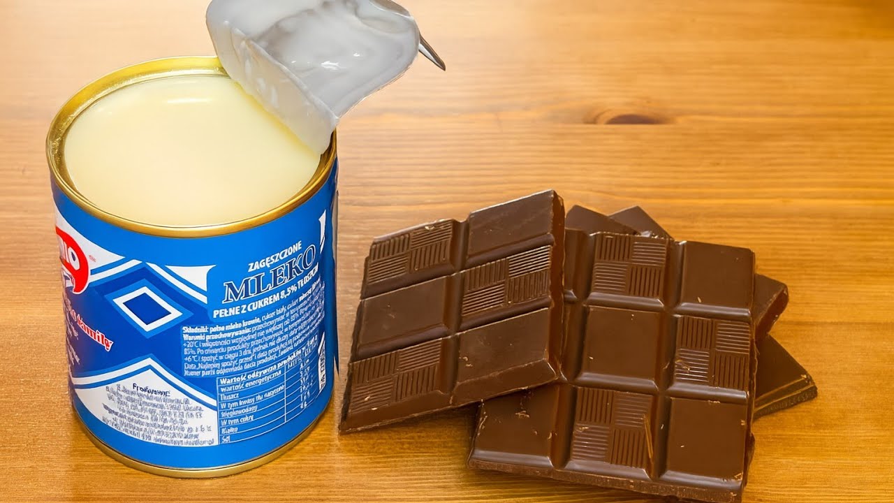 Смешайте сгущенное молоко и шоколад — результат вас удивит!