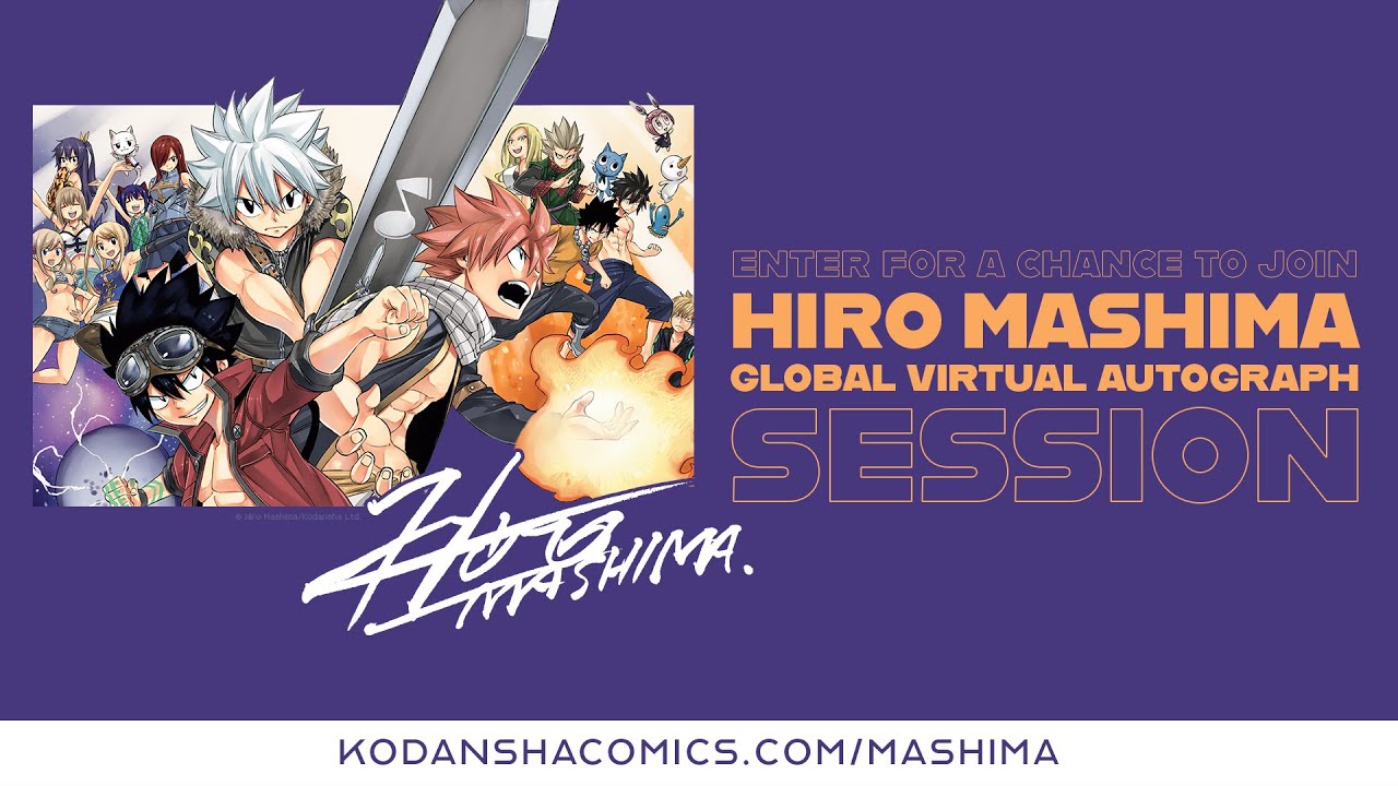 Manga artist Hiro Mashima unveils three exciting news for all otakus