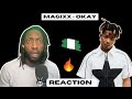 Magixx - Okay (Visualizer) | UNIQUE REACTION