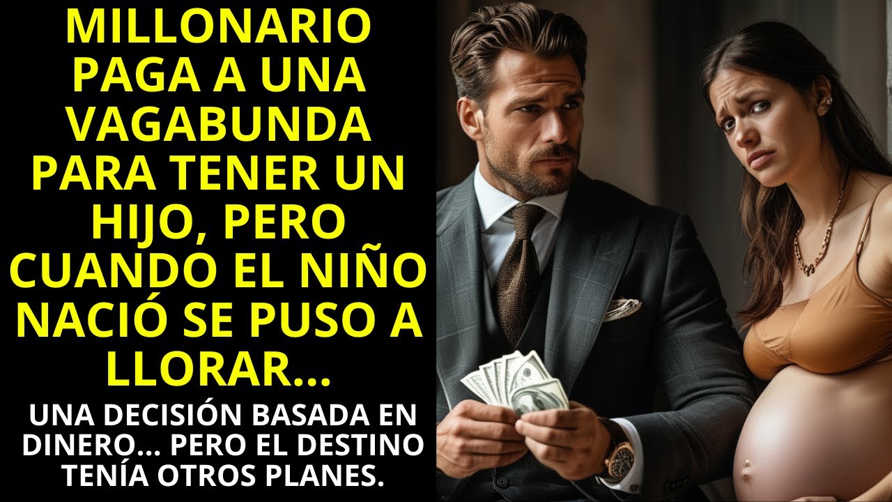 MILLONARIO PAGA UNA MUJER DE LA CALLE PARA TENER UN HIJO, PERO CUANDO ...