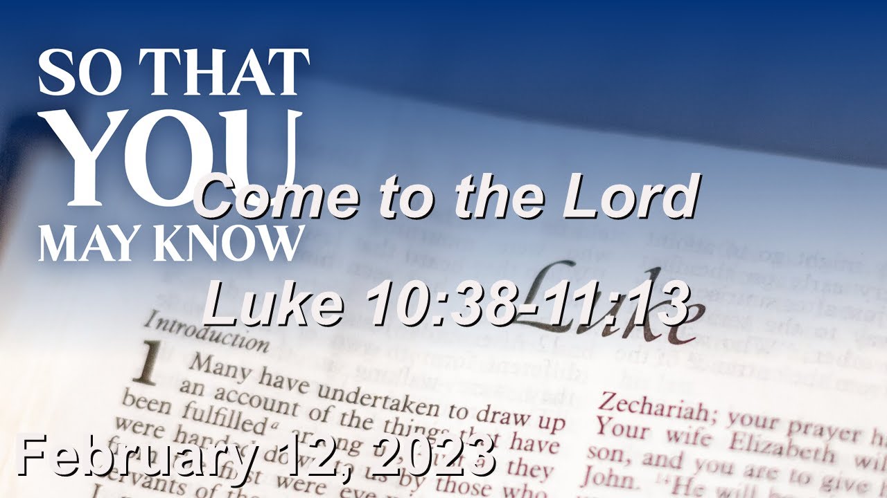 February 12 Sermon