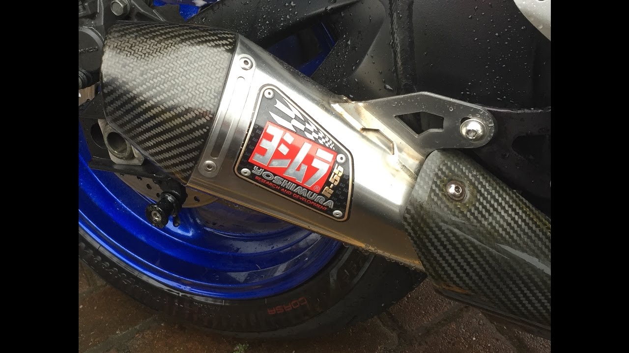 Yoshimura R55 exhaust - YouTube