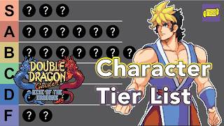 Character Tier List | Double Dragon Gaiden Rise of the Dragons