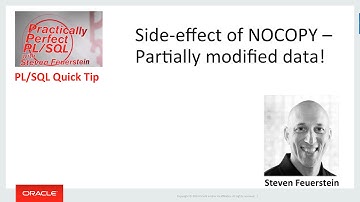 Side-effect of NOCOPY – Partially modified data!