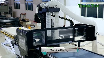 Cabinet making CNC Nesting Process center with auto loading and unloading table