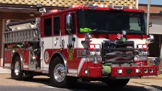 Clinton Volunteer Fire Department Engine 825 Responding