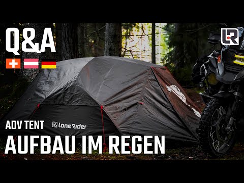 Wie man das ADV Zelt im Regen aufbaut