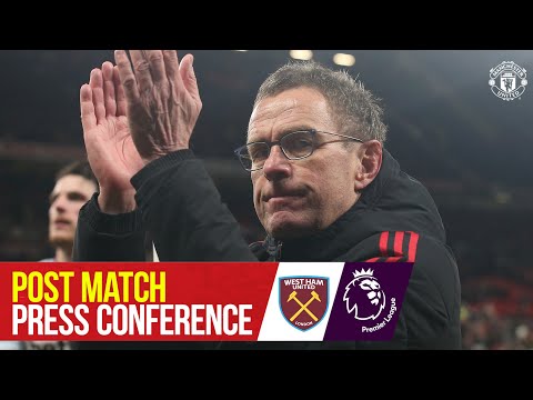 Rangnick: "We took all the risks in the world to win that game" | Manchester United 1-0 West Ham