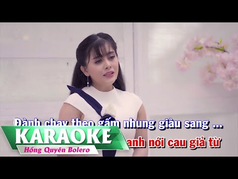 Karaoke Đành Lòng Sao Anh - KARAOKE - Đành Lòng Sao Anh | Tone Nữ Beat Chuẩn | Hồng Quyên