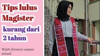 Tips Lulus Magister Hukum UGM Kurang Dari 2 Tahun (Tepat Waktu)