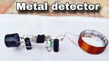 DIY Simple Metal Detector Using 555 Timer IC | Easy Electronics Project