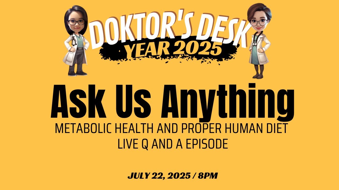 Live Q and A on Metabolic Health and Human Diet // July 22, 2025