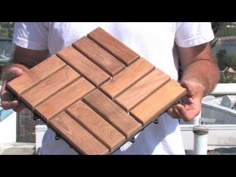 فيديو: بلاطات خشبية