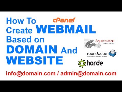 How To Create Webmail in cPanel | How to setup Webmail in cPanel or email Account in cPanel