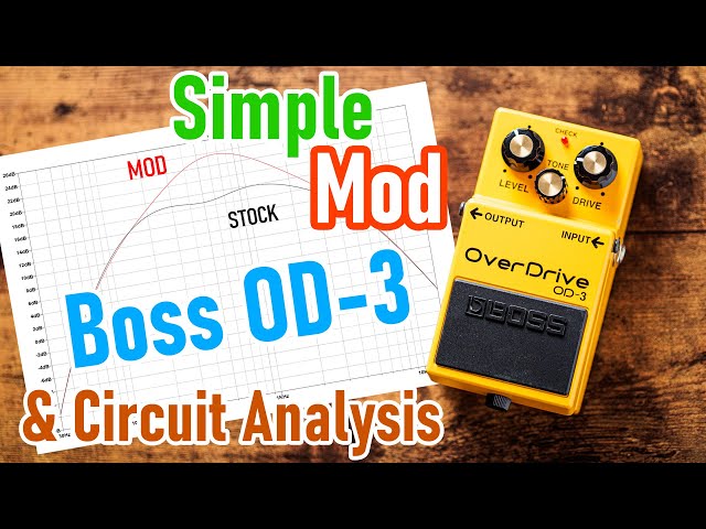 Boss OD-3 An Overlooked Great Overdrive - Plus An Easy Mod For FAT 