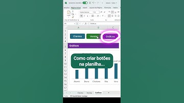 Como inserir Botão para navegar na planilha do Excel. Botões. #excel #excelbasico