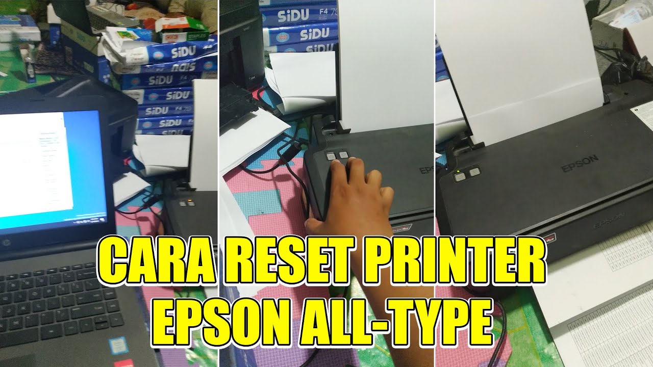 Cara Reset Printer Epson Error Ink Waste Is Full L110, L210 L300, L310