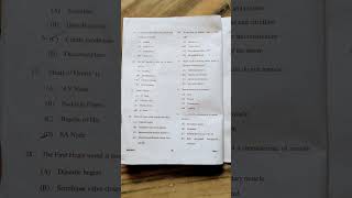 M.SC Zoology Question paper|| Csjmu Kanpur University #biology #exam #zoology #questionpaper