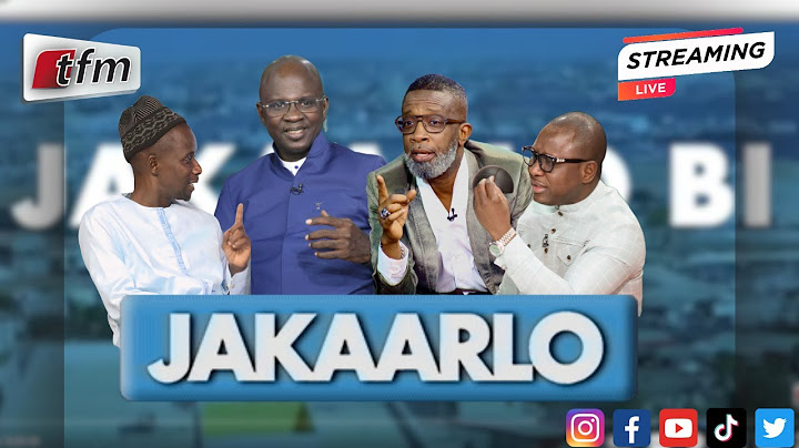 🚨🚨TFM LIVE  : JAKAARLO BI avec Pape Abdoulaye DER et sa team - 20 juin 2025