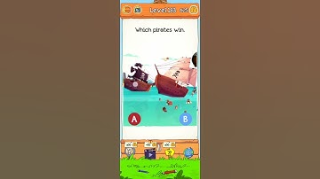 Braindom 2 Riddle: level 183 | which pirates win