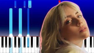 Billie Eilish - True Blue (Piano Tutorial) Resimi