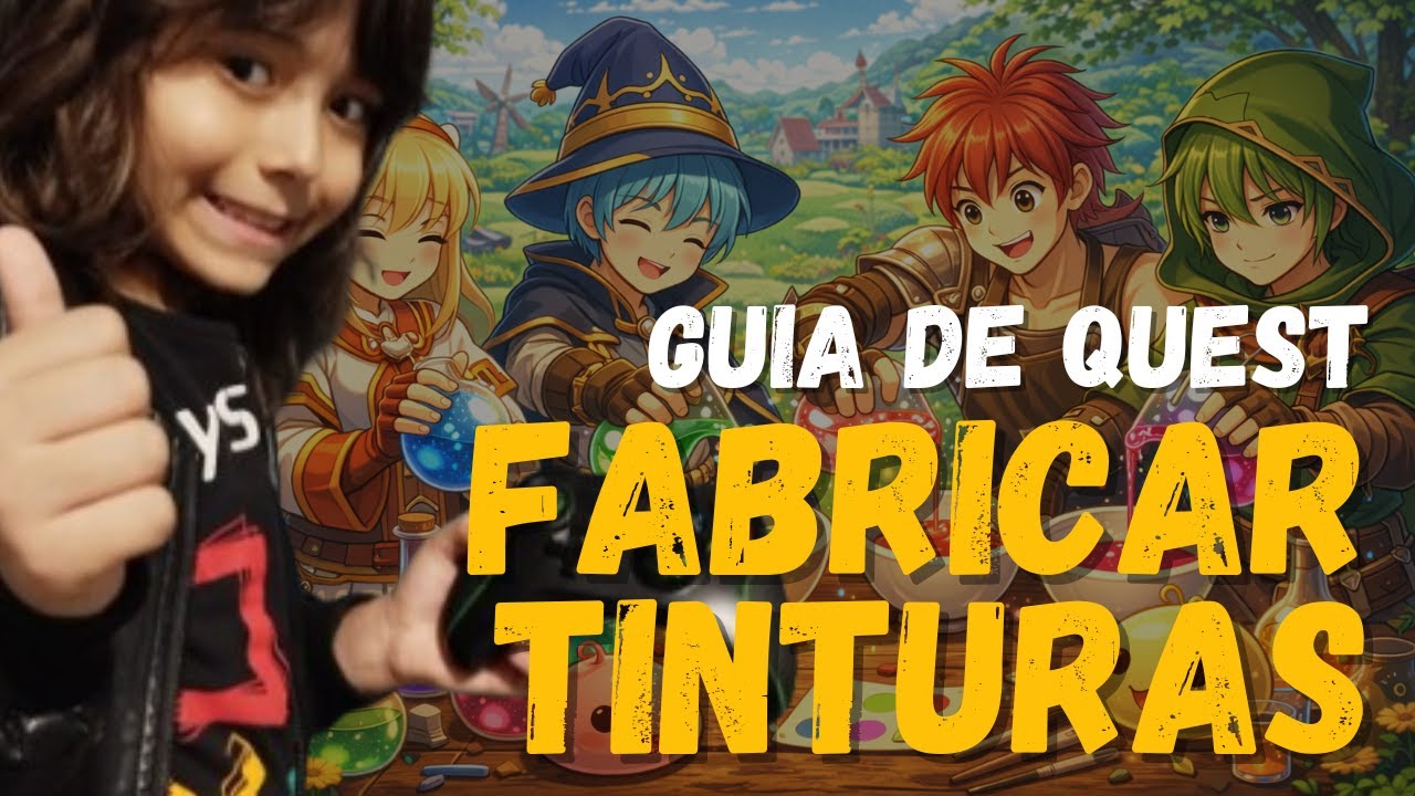 RAGNAROK ONLINE LIVEDREAMRO: QUEST DE FABRICAÇÃO DE TINTURAS