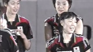 ワールドカップ'99 女子バレーボール 、日本VS アメリカ - YouTube