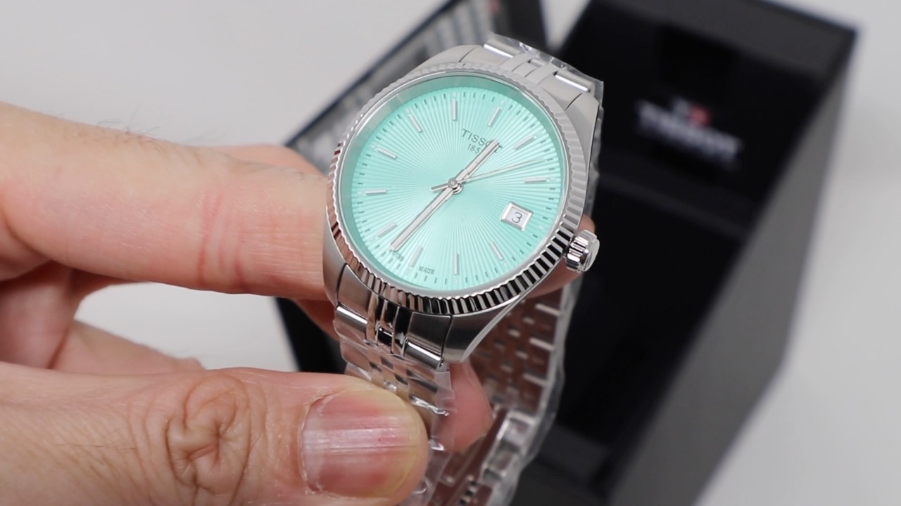 TISSOT BALLADE TIFFANY BLUE DIAL 34MM T1562101109100