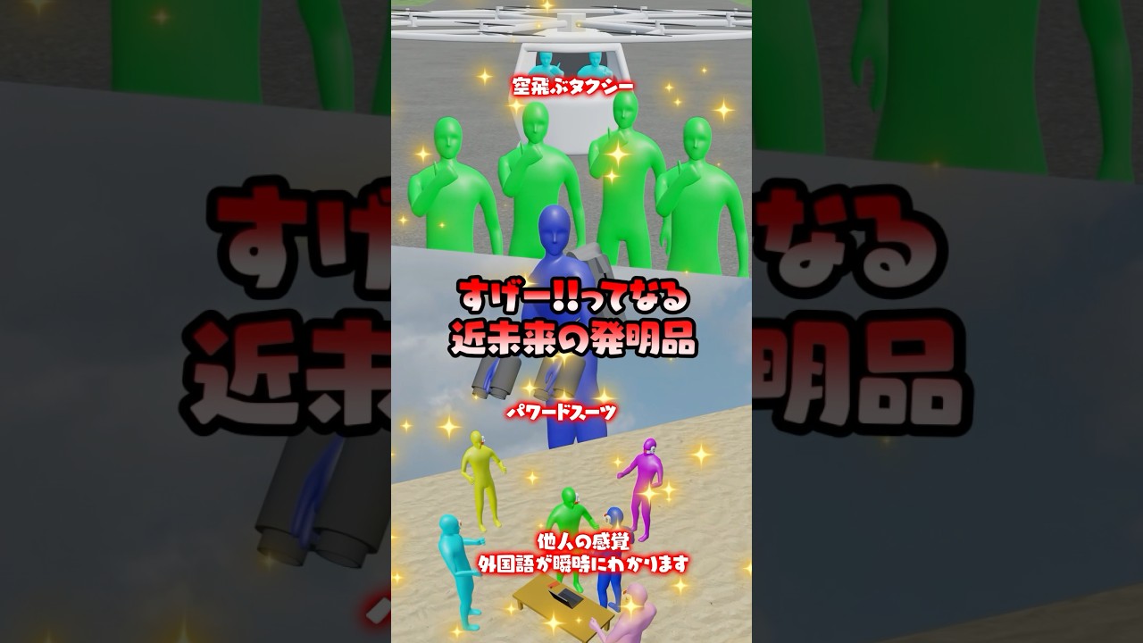 すげー‼ってなる近未来の発明品 #shorts