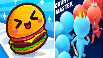 FOOD RUN VS COUNT MASTER - All Level SpeedRun Gameplay Android ios EP.1