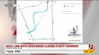 Week long White River Bridge closure starts tomorrow