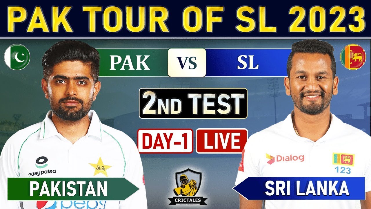 PAKISTAN vs SRI LANKA 2nd TEST DAY 1 LIVE COMMENTARY PAK VS SL 2nd TEST MATCH LIVE