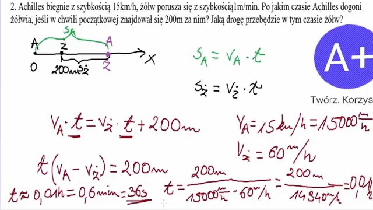 Ruch Drgający Zadania Klasa 8 15. Podstawowe pojęcia opisujące ruch - zadania cz. 1 - YouTube